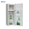 Smad 88L Hotel Mini Double Door Refrigerator / Gray Mini Fridge